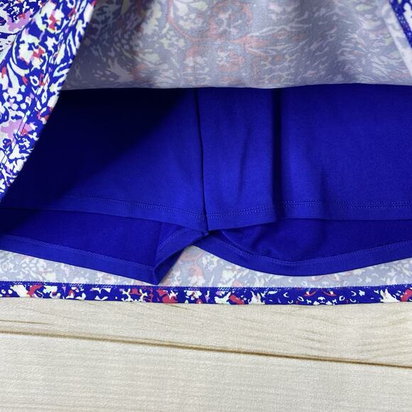 Tranquility by Colorado Clothing Skort Womens XXL Blue Printed Stretch Golf - Picture 2 of 8